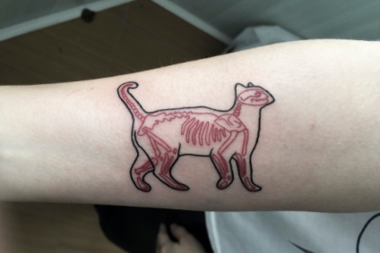 Tattoo csontváz - jelentése, fotó - tetováló stúdió laktanya