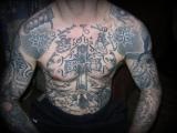Tatuaj sub formă de hărțuitor, închisoare, zonă, arestare, sită