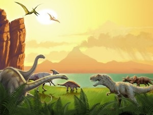 A dinoszauruszok tematikus foglalkozása (1. rész), megtanulják, hogyan kell játszani