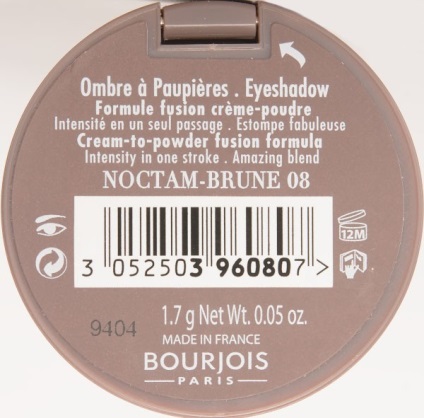 Fard de ochi bourjois ombre o paupieres 06 utaupique și 08 noctam-brune