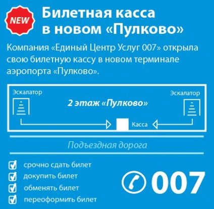 Acum puteți cumpăra bilete la aeroportul Pulkovo la biletul de avion al 