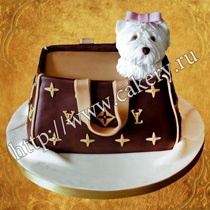 Torta kutya megrendelésre, sütemény kutyák formájában, rendelés sütemény kutya, kiskutya, torta táska formájában
