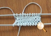 Setul turc pe ace de tricotat cu bucle deschise cum se formează bucle pentru începători