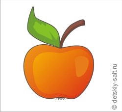 Învățați să desenați un măr, ridiche - un site de jocuri pentru copii