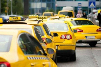 Servicii prestate de serviciul de taxi