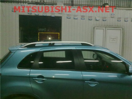 Instalarea unui portbagaj pe un acoperiș (reylingi) - club auto mitsubishi asx, мицубиси асх, митсубиси ах