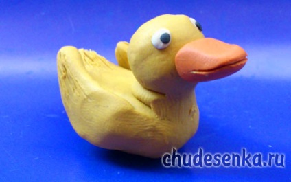 Rațe din plastilină (rață) Rațe din plasticină