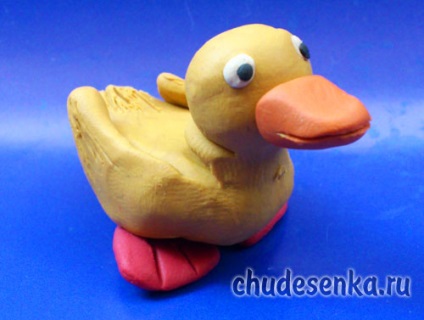 Rațe din plastilină (plastilină) Rațe din plasticină