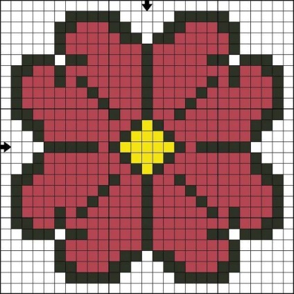 Cross-cusatura broderie - scheme de diferite variante