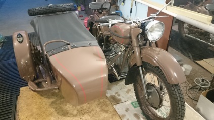 Restaurarea și a doua viață a motocicletei Ural m63 1970