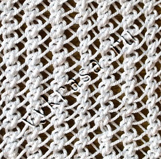 Am tricotat un model de rețea deschisă de tricotat