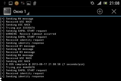 Hacking wifi wps protocol pe Android