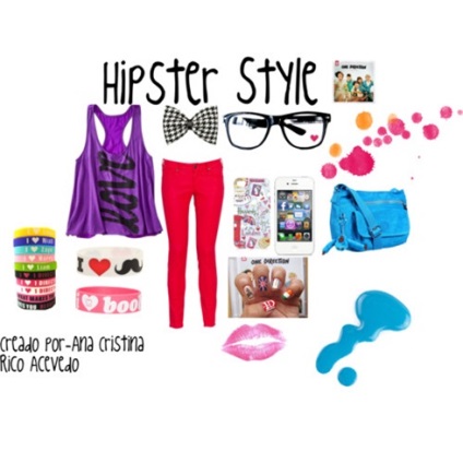 Hipster care este stil, haine, coafuri