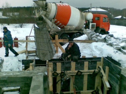 Turnarea betonului în timpul iernii la temperatura ce poate fi turnată