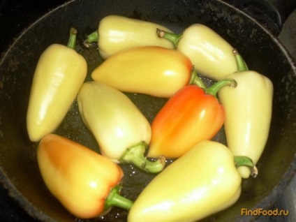Pörkölt édes paprika téli recepthez fotóval