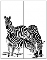 Animale în desenele Vector de pe oglindă