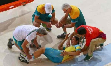 Teribilele traume ale sportivilor la Olimpiada din Rio (9 fotografii)