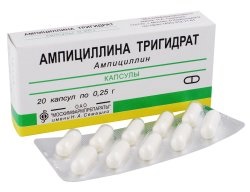 Az ampicillin-trihidrát tabletták használati utasításai, jelzései, mellékhatásai