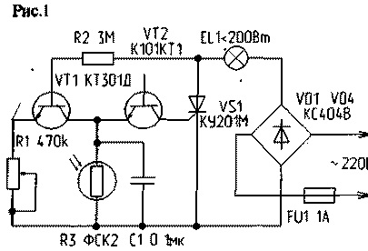 Automatikus dimmer vezérlés - séma blog