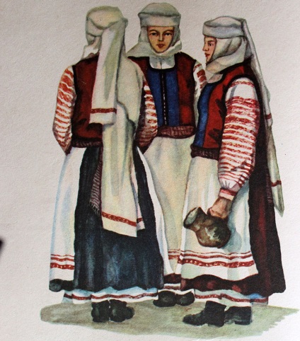 Fehérorosz népviselet a nők és a férfiak számára