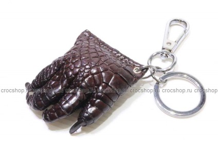 Breloc din partea de jos a crocodilului - inele pentru chei - accesorii - catalog, crocodil