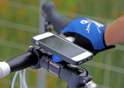Suportul telefonului de fixare a bicicletei pe volan (capac și suport)