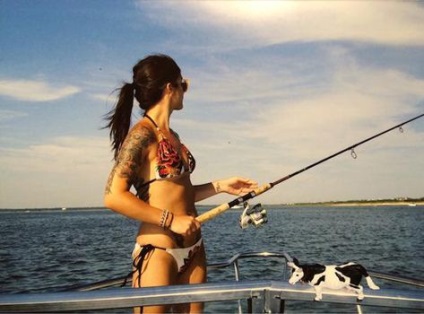 Fata pe pescuit - cum să fii o fată pe pescuit