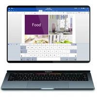 Designerul a arătat conceptul de macbook hibrid cu un touch macos, doar un mac