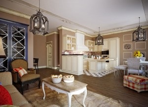 Proiectați soluții de bucătărie-cameră de zi de succes pentru un apartament modern