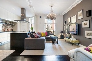 Proiectați soluții de bucătărie-cameră de zi de succes pentru un apartament modern