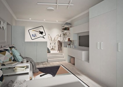 Proiectarea unui apartament cu o cameră de 40 de metri pătrați
