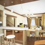 Designul tavanului în bucătărie-cameră de zi ca un aspect neobișnuit
