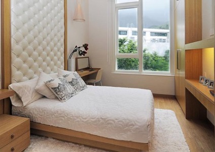 Proiectați o zonă de dormitor de 12 metri pentru a organiza în mod corespunzător spațiul