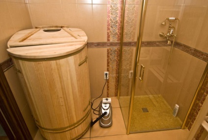 Saună acasă în apartament mini sauna saună în baie, cuptor compact cum să faci