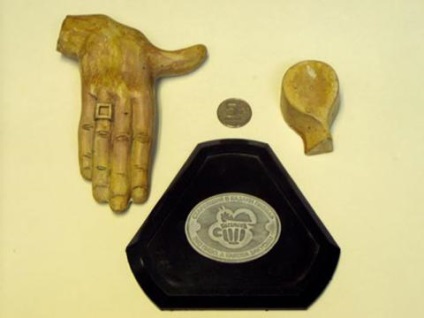 Mânerul mânerului sub forma unei mâini umane, arte și meșteșuguri