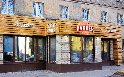 Férfi fodrász (barbershop) effektív reklámozása fotók és szövegek, típusok példái
