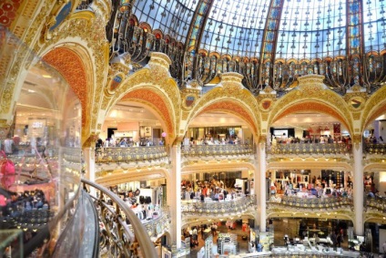 Galerie lafayette, paris unde este, orele de deschidere