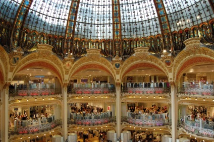 Galeriile lafayette în Paris - ghid pentru Paris