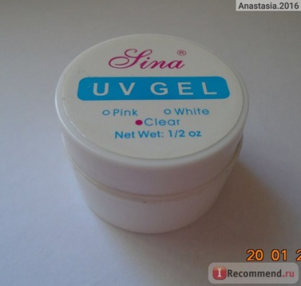 Gel pentru extensiile unghiilor jina - 