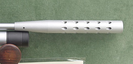 Glushak pe o tijă cu piston cu arc