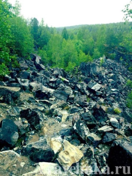 Parcul montan Ruskeala, cariera de marmură a Ruskeala din Karelia