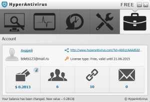 Hyperlinkrewards - antivirus și câștiguri, blog de Andrew kosolapov