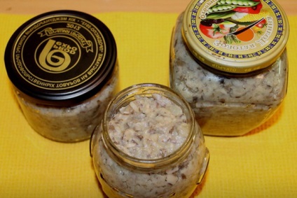 Caviar din ciuperci din ulei pentru rețetele de iarnă cu video, cum se face caviar de ciuperci