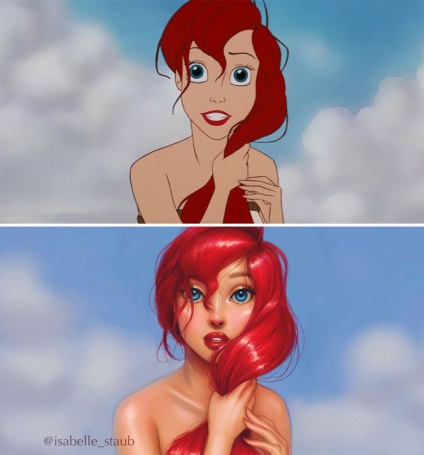 Illustratorul a desenat printesele lui Disney mai bine decât originalul!