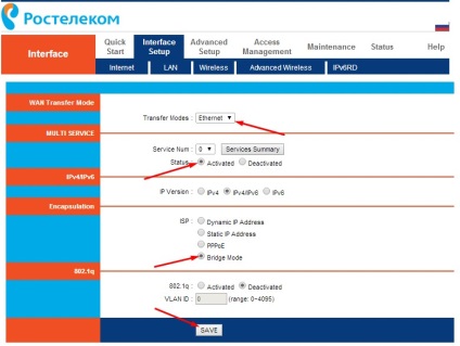 Cum se configurează modemul sagemcom 2804