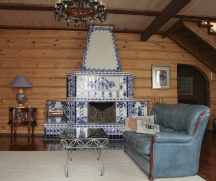 Interior în stilul Gzhel - decorare, specificitate, fotografie