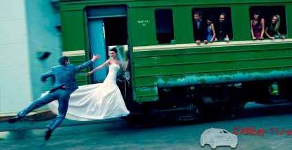 Istoria trenului de nuntă