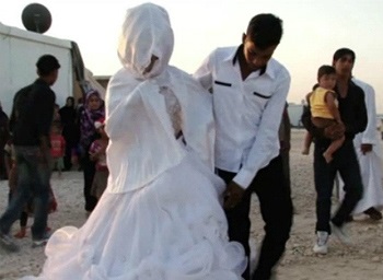 Cum se joacă nunta în tabăra refugiaților sirieni, radio ONU