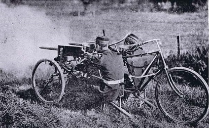 Hogyan használt kerékpár a háborúban, az orosz Hét