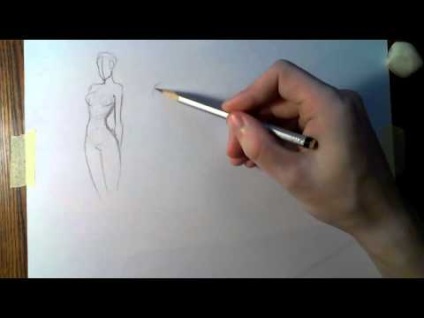 Cum de a desena o fată într-o rochie de dantelă de acuarelă pe